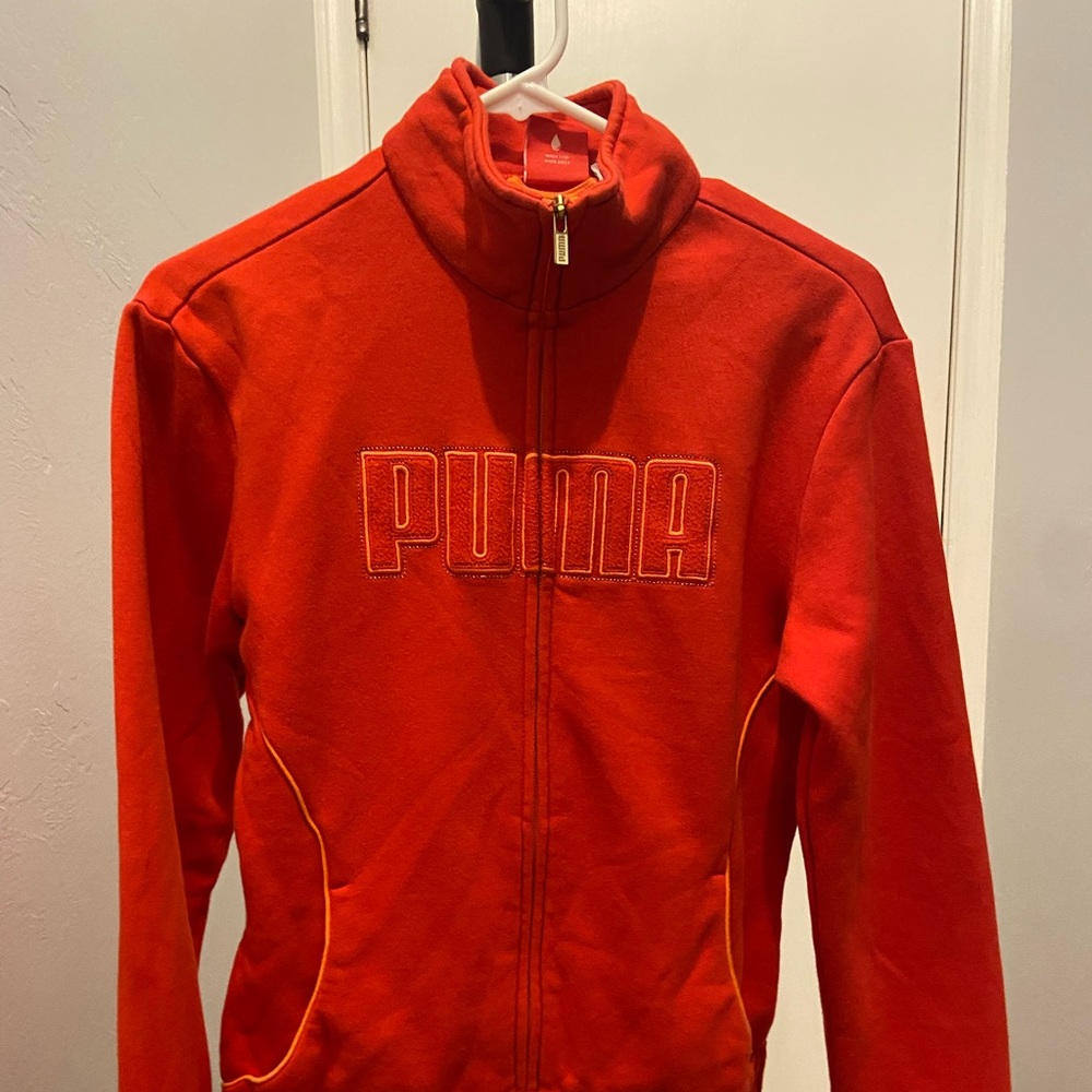 Puma jacket size M in red